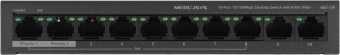 Коммутатор Mercusys MS110P (L2) 10x100Мбит/с 8PoE+ 65W неуправляемый - купить недорого с доставкой в интернет-магазине