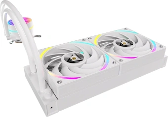 Система водяного охлаждения Formula Oasis L240 ARGB Soc-AM5/AM4/1200/2066/1700/1851 белый 4-pin 27.2dB Al+Cu 310W Ret (OASIS L240 ARGB WH) - купить недорого с доставкой в интернет-магазине