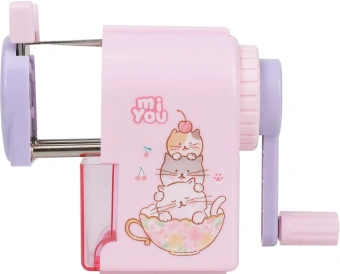 Точилка для карандашей механическая Deli E0641 miYou 1 отверстие пластик ассорти - купить недорого с доставкой в интернет-магазине