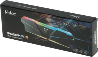 Память DDR4 16GB 3200MHz Netac NTSRD4P32SP-16E Shadow RGB RTL Gaming PC4-25600 CL16 DIMM 288-pin 1.35В single rank с радиатором Ret - купить недорого с доставкой в интернет-магазине
