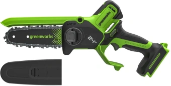 Цепная пила Greenworks GD24CS15 аккум. 600Вт 0.8л.с. дл.шины:6" (15cm) (2010107) - купить недорого с доставкой в интернет-магазине