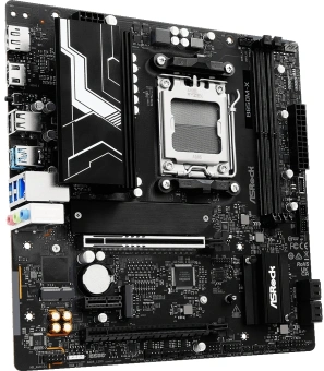 Материнская плата Asrock B850M-X R2.0 Socket AM5 AMD B850 2xDDR5 mATX AC`97 8ch(7.1) 2.5Gg RAID+HDMI+DP - купить недорого с доставкой в интернет-магазине