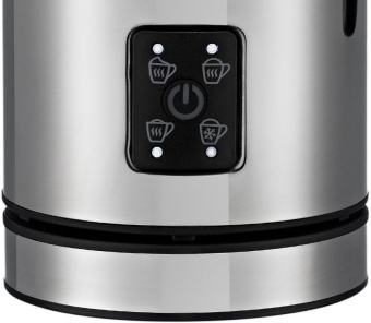 Капучинатор Kitfort КТ-758 стационар. 190мл серебристый - купить недорого с доставкой в интернет-магазине