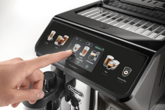 Кофемашина Delonghi ECAM450.86.T 1450Вт черный/серебристый - купить недорого с доставкой в интернет-магазине