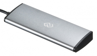 Разветвитель USB-C Digma HUB-4U2.0-UC-DS 4порт. серебристый - купить недорого с доставкой в интернет-магазине