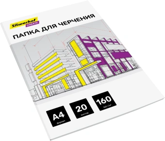 Папка для черчения Silwerhof Create A4 20л. бум.160г/м2 - купить недорого с доставкой в интернет-магазине