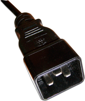 Кабель Lanmaster LAN-PP13/20-3.0-BK C13-C20 проводник.:3x0.75мм2 3м 220В (упак.:1шт) черный - купить недорого с доставкой в интернет-магазине