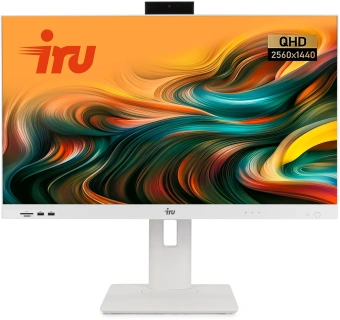 Моноблок IRU Strato 27" QHD i5 1235U (1.3) 16Gb SSD512Gb Iris Xe CR noOS GbitEth WiFi BT 65W Cam белый 2560x1440 - купить недорого с доставкой в интернет-магазине