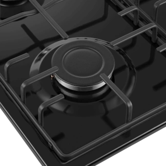 Газовая варочная поверхность Maunfeld EGHE.64.3STS-EB/G черный - купить недорого с доставкой в интернет-магазине