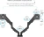 Кронштейн для мониторов ЖК Kromax OFFICE-14 черный 15"-32" макс.10кг настольный поворот и наклон - купить недорого с доставкой в интернет-магазине
