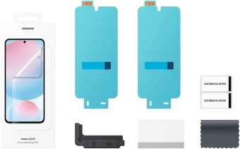 Защитная пленка для экрана Samsung прозрачный для Samsung Galaxy S24 FE прозрачная 2шт. (EF-US721CTEGRU) - купить недорого с доставкой в интернет-магазине