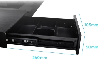 Корпус Lian-Li DK07X черный без БП E-ATX 12x120mm 4x140mm 2xUSB3.0 audio bott PSU - купить недорого с доставкой в интернет-магазине