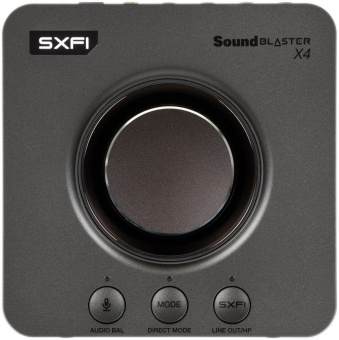 Звуковая карта Creative USB Sound Blaster X4 (Super X-Fi Ultra DSP) 7.1 Ret - купить недорого с доставкой в интернет-магазине