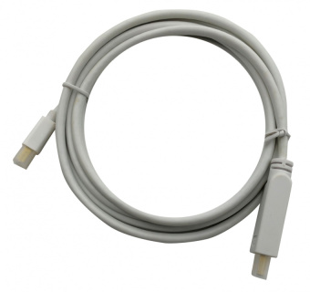 Кабель 1.2v miniDisplayPort (m) HDMI (m) 2м белый - купить недорого с доставкой в интернет-магазине
