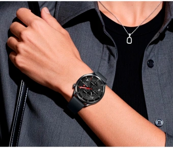 Смарт-часы Xiaomi Watch S5 46мм 1.48" AMOLED корп.черный рем.черный (BHR08IVGL) - купить недорого с доставкой в интернет-магазине