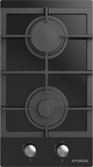 Газовая варочная поверхность Hyundai HHG 3235 BG черный - купить недорого с доставкой в интернет-магазине