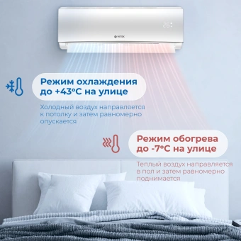 Сплит-система Vitek VT-2512 белый - купить недорого с доставкой в интернет-магазине
