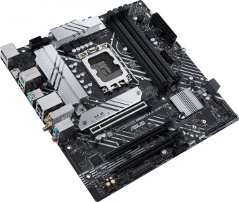 Материнская плата Asus PRIME B660M-A WIFI D4 Soc-1700 Intel B660 4xDDR4 mATX AC`97 8ch(7.1) GbLAN RAID+HDMI+DP - купить недорого с доставкой в интернет-магазине