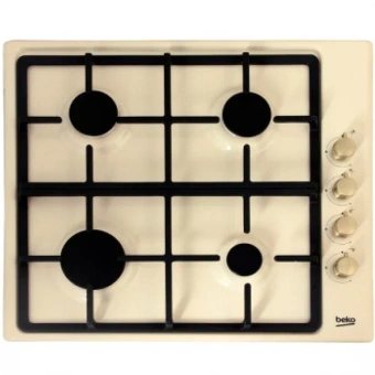 Газовая варочная поверхность Beko HIZG64125CR бежевый - купить недорого с доставкой в интернет-магазине