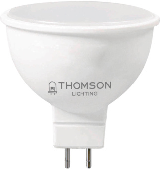 Лампа светодиодная Thomson TH-B2043 4Вт цок.:GU5.3 рефлек. 220B св.свеч.бел.теп. MR16 - купить недорого с доставкой в интернет-магазине