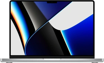 Ноутбук Apple MacBook Pro A2442 M1 Pro 10 core 16Gb SSD1Tb/16 core GPU 14.2" Liquid Retina XDR (3024x1964) macOS silver WiFi BT Cam (MKGT3RU/A) - купить недорого с доставкой в интернет-магазине