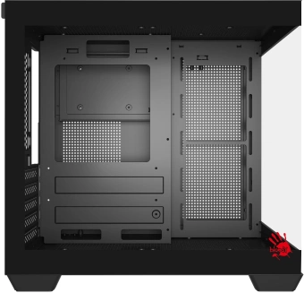 Корпус Bloody CC-121 черный без БП mATX 7x120mm 1xUSB2.0 1xUSB3.0 audio - купить недорого с доставкой в интернет-магазине