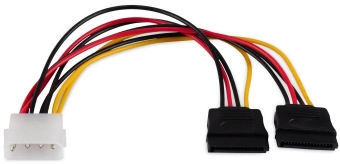 Кабель Buro Molex 8980 SATA (BU-MOLEX-2XSATA) - цена, купить или заказать с доставкой в интернет-магазине Кабель Buro Molex 8980 SATA (BU-MOLEX-2XSATA) - купить недорого с доставкой в интернет-магазине