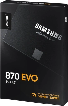 Накопитель SSD Samsung SATA-III 250GB MZ-77E250B/AM 870 EVO 2.5" - купить недорого с доставкой в интернет-магазине