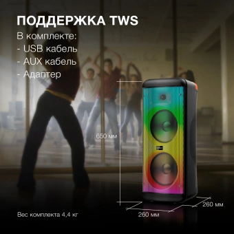 Минисистема Hyundai H-MC1235 черный 40Вт FM USB BT micro SD - купить недорого с доставкой в интернет-магазине