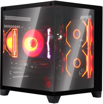 Корпус Bloody BD-CC105 черный без БП mATX 5x120mm 1xUSB2.0 1xUSB3.0 audio bott PSU - купить недорого с доставкой в интернет-магазине