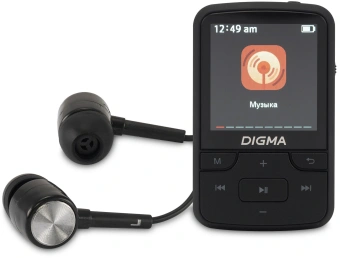 Плеер Hi-Fi Flash Digma Z5 BT 16Gb черный/1.54"/FM/microSD/microSDHC/clip - купить недорого с доставкой в интернет-магазине