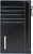 Чехол для кредитных карт Piquadro Blue Square PP6561B2R/N черный натур.кожа