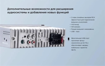 Автомагнитола Nakamichi NQ513BB 1DIN 4x50Вт v5.1 ПДУ RDS (NAK-NQ513BB) - купить недорого с доставкой в интернет-магазине