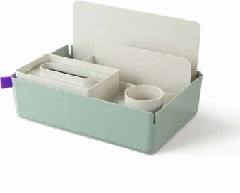 Короб для хранения Deli XDM33green разборный 315x210x186мм зеленый пластик (упак.:1шт) - купить недорого с доставкой в интернет-магазине