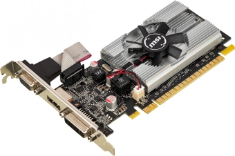 Видеокарта MSI PCI-E 2.0 N210-1GD3/LP NVIDIA GeForce 210 1Gb 64bit DDR3 460/800 DVIx1 HDMIx1 CRTx1 Ret low profile - купить недорого с доставкой в интернет-магазине