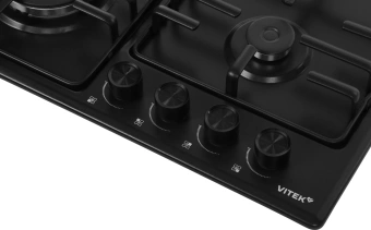 Газовая варочная поверхность Vitek VGH 6410W MBK черный матовый - купить недорого с доставкой в интернет-магазине