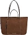 Деловая сумка тоут женская Piquadro Circle BD7136W92/MS с отделением для ноутбука 14" коричневая замша/натур.кожа