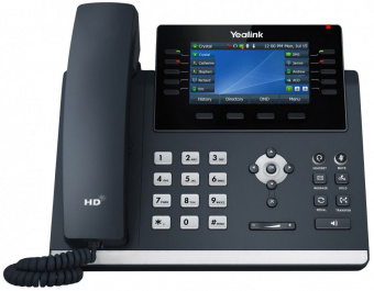 Телефон IP Yealink SIP-T46U черный - купить недорого с доставкой в интернет-магазине