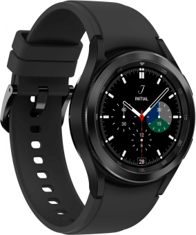 Смарт-часы Samsung Galaxy Watch 4 Classic 42мм 1.2" AMOLED корп.черный рем.черный (SM-R880NZKACIS) - купить недорого с доставкой в интернет-магазине