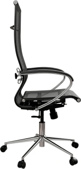 Кресло Метта ErgoLife Set 7 черный сиденье черный сетка с подголов. крестов. металл хром - купить недорого с доставкой в интернет-магазине