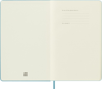 Блокнот Moleskine CLASSIC QP062B35 Large 130х210мм 240стр. нелинованный твердая обложка голубой - купить недорого с доставкой в интернет-магазине
