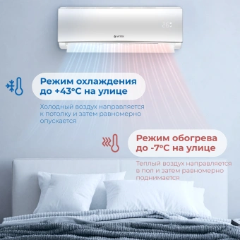 Сплит-система Vitek VT-2513 белый - купить недорого с доставкой в интернет-магазине