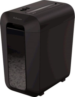 Шредер Fellowes PowerShred LX65 черный (секр.P-4) перекрестный 10лист. 22лтр. скрепки скобы пл.карты - купить недорого с доставкой в интернет-магазине