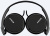 Гарнитура накладные Sony MDR-ZX110AP 1.2м черный проводные оголовье - купить недорого с доставкой в интернет-магазине