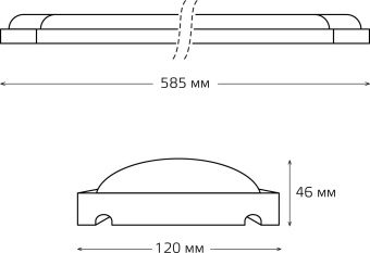 Светильник Gauss 844611218 18Вт 4000K белый - купить недорого с доставкой в интернет-магазине