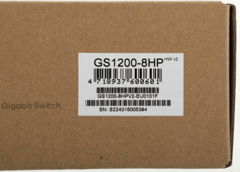 Коммутатор Zyxel GS1200-8HPV2-EU0101F (L2) 8x1Гбит/с 4PoE+ 60W управляемый - купить недорого с доставкой в интернет-магазине