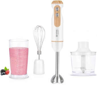 Блендер погружной Vitek VT-3000 1200Вт разноцветный - купить недорого с доставкой в интернет-магазине