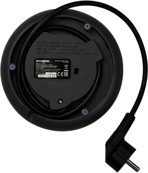 Чайник электрический Hyundai HYK-S5806 1.7л. 2200Вт серебристый матовый/черный корпус: металл - купить недорого с доставкой в интернет-магазине