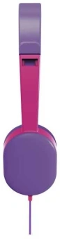 Наушники накладные Hama Kids 1.2м фиолетовый/розовый проводные оголовье (00177014) - купить недорого с доставкой в интернет-магазине