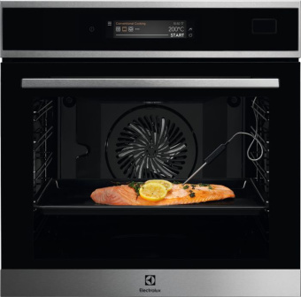 Духовой шкаф Электрический Electrolux EOC9P31WX черный/серебристый - купить недорого с доставкой в интернет-магазине